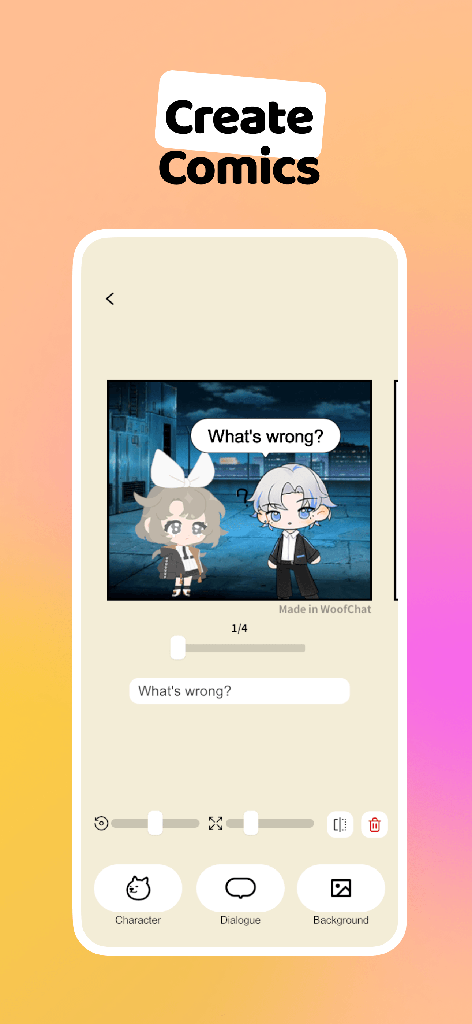 Create comics starring your avatars